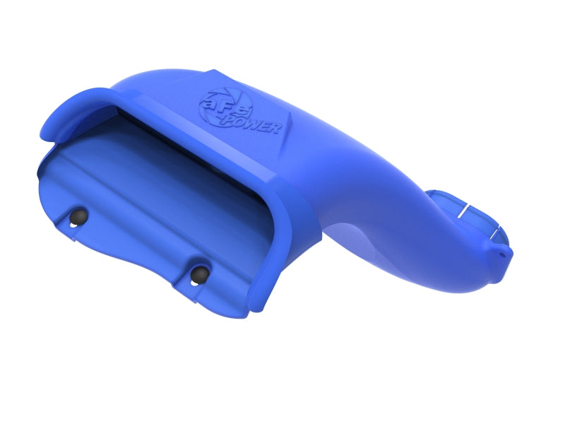 aFe Rapid Induction Dynamic Air Scoop 2021+ Ford F-150V6/V8 - Blue aFe Air Intake Components