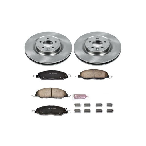 Power Stop 11-14 Ford Mustang Front Autospecialty Brake Kit PowerStop Brake Kits - OE