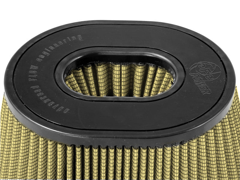 aFe Magnum FORCE Intake Rplcmnt Air Filter 3-1/4IN F x (9x6-1/2)IN B x (6-3/4x5-1/2)IN T x 5-3/8IN H aFe Air Filters - Universal Fit
