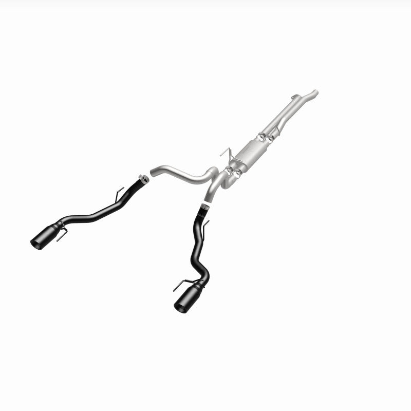 MagnaFlow SYS Cat-Back 2017 Ford F-150 Raptor 3.5L Dual Black Coated 3in Tips Magnaflow Catback