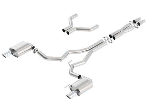 Borla Atak Cat-Back 15-17 Ford Mustang GT 5.0L V8 MT/AT 3in pipe 4in tip Borla Catback