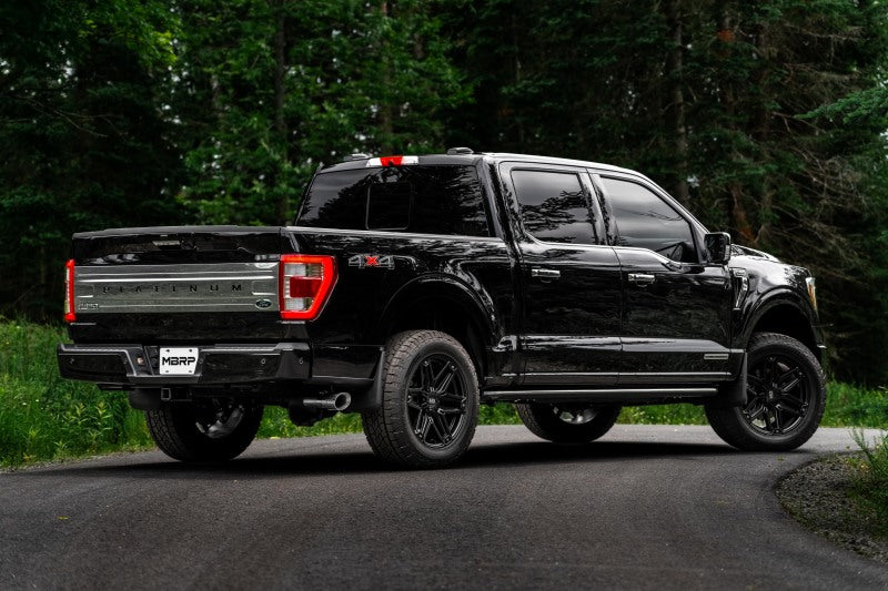 MBRP 2021+ Ford F-150 Powerboost Hybrid 3in Single Side Exit - T304 MBRP Catback