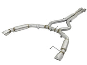 aFe MACHForce XP 3in Aggressive Toned Cat-Back Exhausts w/ Polished Tips 15-17 Ford Mustang V6/V8 aFe Catback
