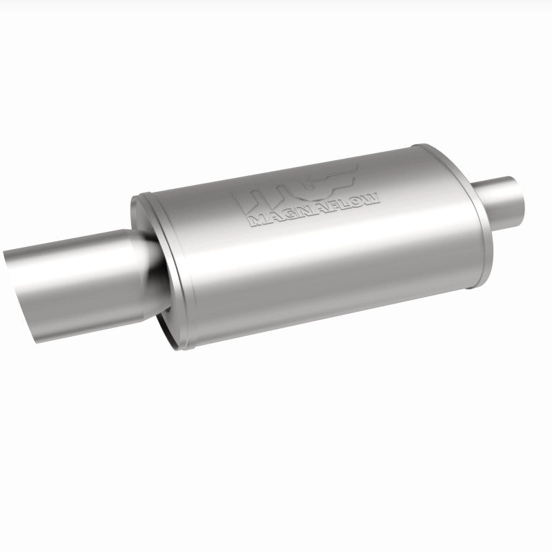 MagnaFlow Muffler W/Tip Mag SS 14X5X8 2.25/4. Magnaflow Muffler