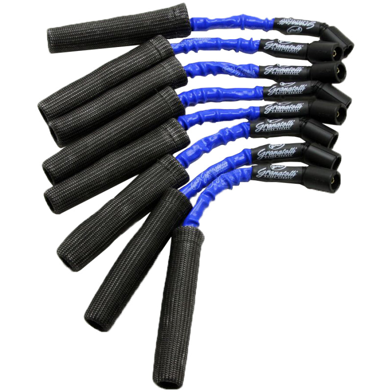 Granatelli 14-23 GM LT1 6.2L Hi-Perf Coil-Near-Plug Connector Kit w/Blue Jacket/Blk Sleeve Granatelli Motor Sports Spark Plug Wire Sets
