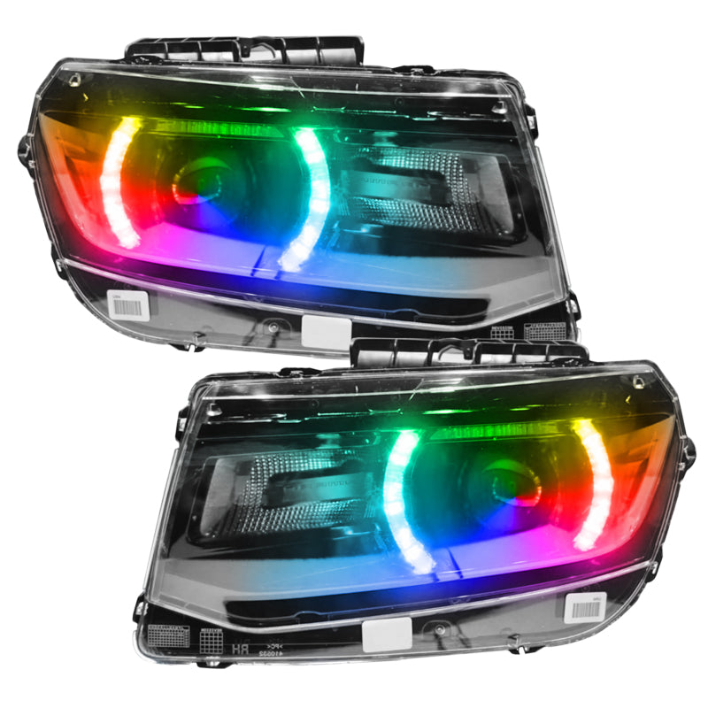 Oracle 14-15 Chevrolet Camaro RS Headlight DRL Upgrade Kit - ColorSHIFT ORACLE Lighting Headlights