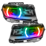 Oracle 14-15 Chevy Camaro RS Headlight DRL Upgrade Kit - ColorSHIFT w/ Simple Controller ORACLE Lighting Headlights
