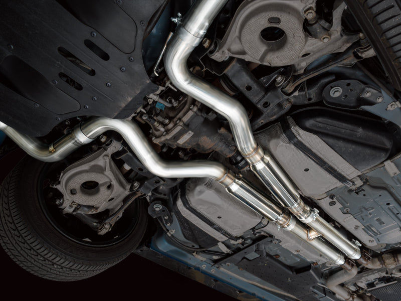 AWE Tuning 21-23 Ford Mustang Mach 1 SwitchPath Cat-Back Exhaust w/ Quad Chrome Silver Tips AWE Tuning Catback