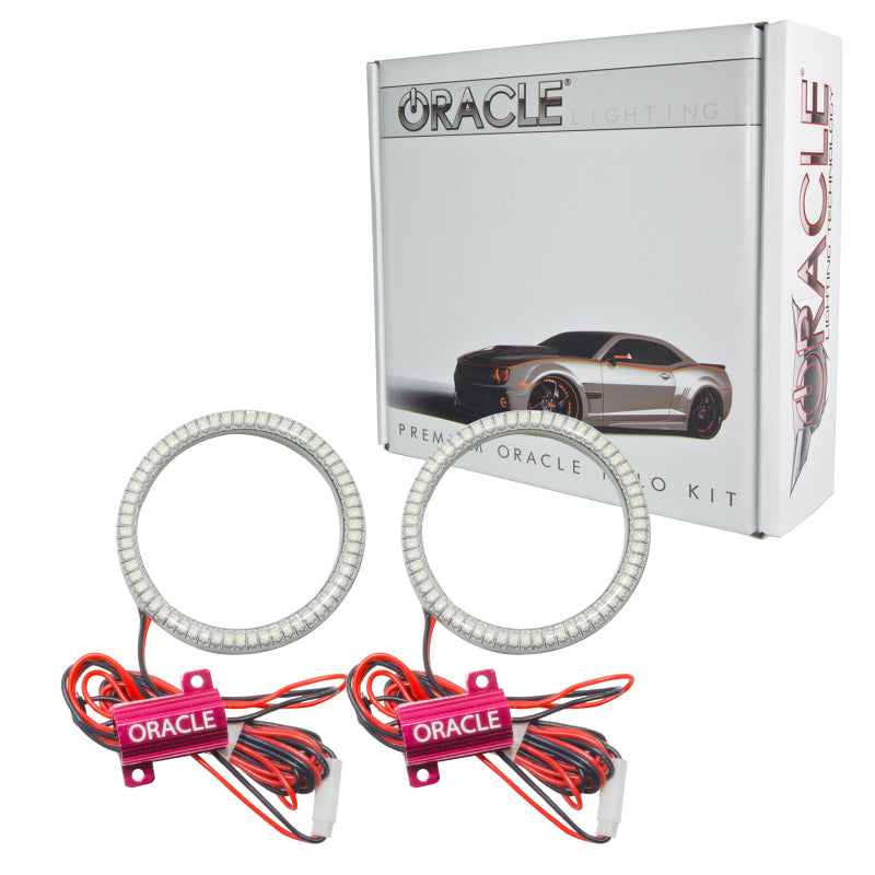 Oracle Ford Mustang V6 13-14 WP LED Projector Fog Halo Kit - White ORACLE Lighting Fog Lights