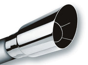 Borla Universal Polished Tip Single Round Angle-Cut (inlet 2 1/2in. Outlet 3 1/2in) *NO Returns* Borla Tips