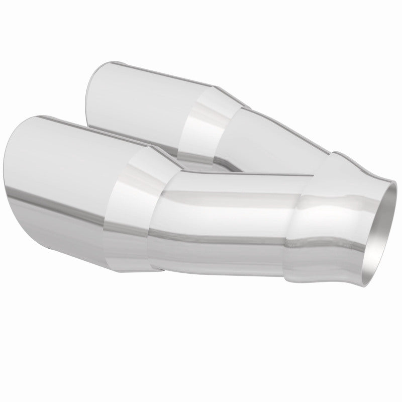 MagnaFlow Double Wall 3in Dual Round Polished Tip 2.25in Inlet Magnaflow Catalytic Converter Universal