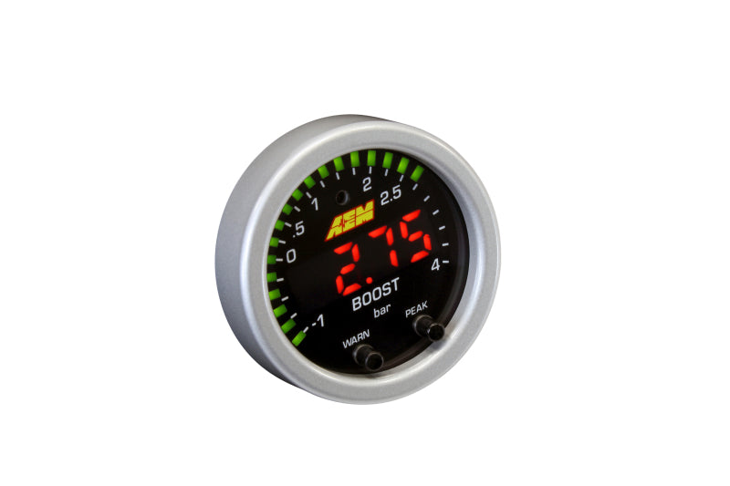 AEM X-Series Boost Pressure -30inHg 60psi Gauge Kit AEM Gauges