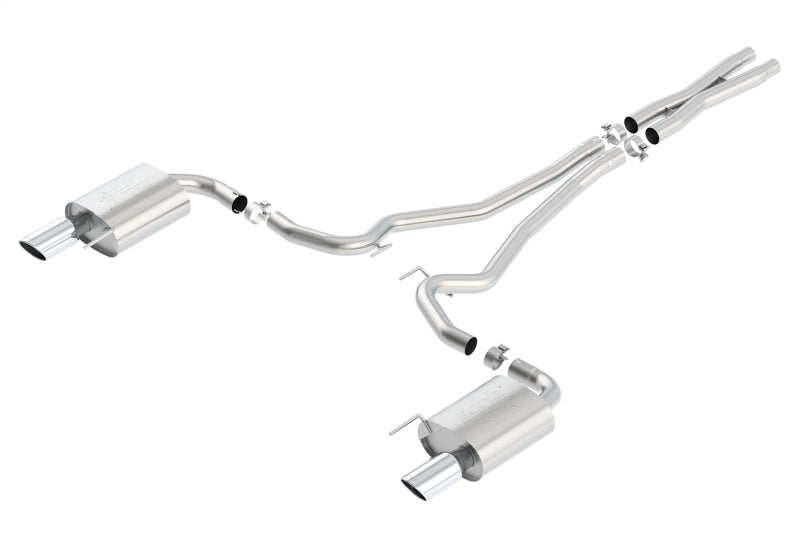 Borla Atak S Cat-Back 15-17 Ford Mustang GT 5.0L V8 MT/AT 2.5in pipe 4in tip Borla Catback