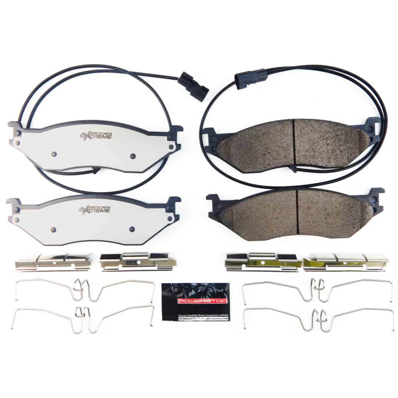 Power Stop 08-09 Ford F-53 Motorhome Chassis Front Z36 Truck & Tow Brake Pads w/Hardware PowerStop Brake Pads - Performance