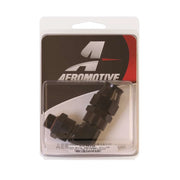 Aeromotive PTFE Hose End - AN-06 to AN-08 Hose - 90 Deg - Black Anodized Aeromotive Fittings