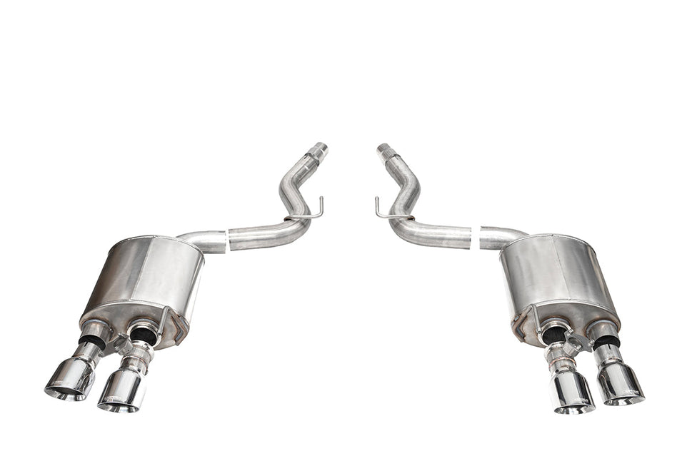 Sport Valved / 3.0 in Axle-Back 4.5 in Slash Tips | 2024 Mustang Dark Horse Coupe (21267)