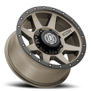 ICON Rebound 17x8.5 8x170 6mm Offset 5in BS 125mm Bore Titanium Wheel ICON Wheels - Cast