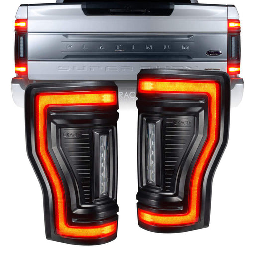 Oracle Lighting 17-22 Ford F-250/350 (Black Series) Flush Mount LED Tail Lights ORACLE Lighting Tail Lights