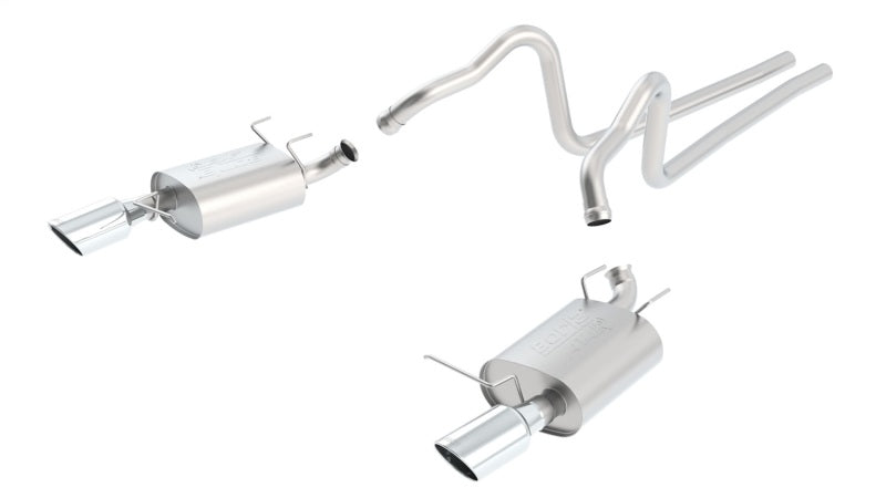 Borla 11-12 Ford Mustang 3.7L AT/MT RWD 2dr ATAK SS Catback Exhaust Borla Catback