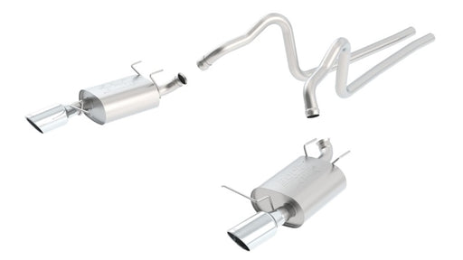 Borla 11-12 Ford Mustang 3.7L AT/MT RWD 2dr ATAK SS Catback Exhaust Borla Catback