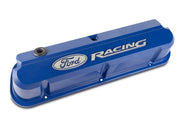 Ford Racing 289-351 Slant Edge Blue Valve Cover Ford Racing Valve Covers