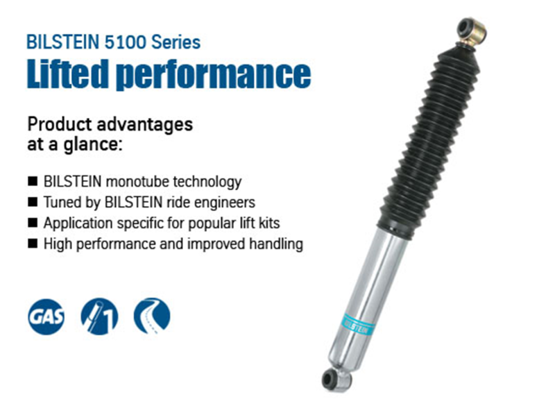 Bilstein 5100 Series 99-06 Chevy Silverado 1500/97-03 Ford F-150 Front 46mm Monotube Shock Absorber Bilstein Shocks and Struts