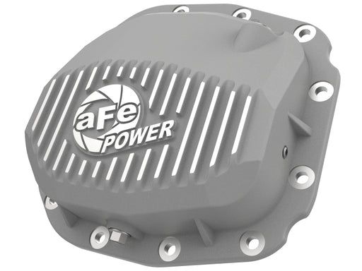 aFe Street Series Rear Differential Cover Raw w/ Fins 15-19 Ford F-150 (w/ Super 8.8 Rear Axles) aFe Diff Covers