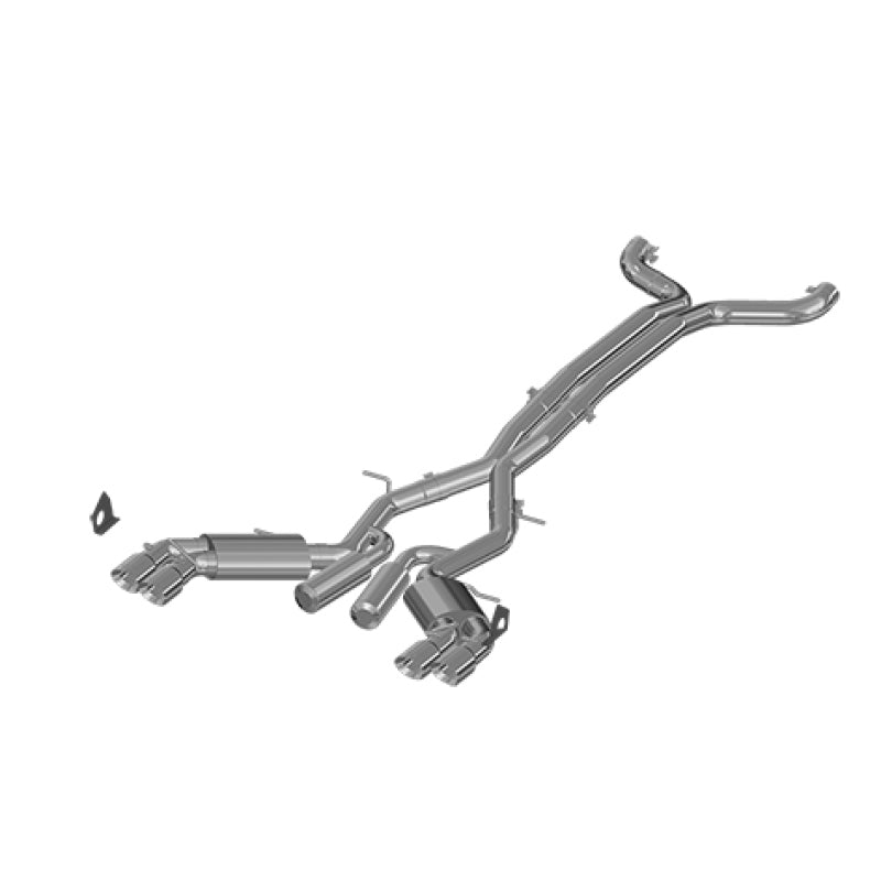 MBRP 2016+ Chevy Camaro SS 6.2L 3in Dual Cat-Back Quad Tip Exhaust Street Version w/ SS T409 Tips MBRP Catback