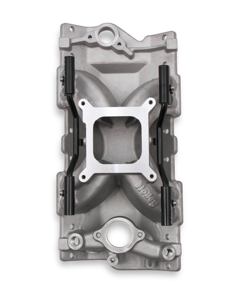 Holley EFI SBC 4150 Single Plane EFI Intake Manifold - Chevy Small Block V8 Holley EFI Autoparts