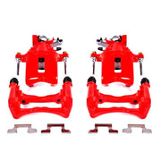 Power Stop 05-14 Ford Mustang Rear Red Calipers w/Brackets - Pair PowerStop Brake Calipers - Perf