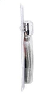 Spectre Stainless Steel Flex Fuel Line 3/8in. ID - 3ft. w/Chrome Clamps Spectre Fuel Lines