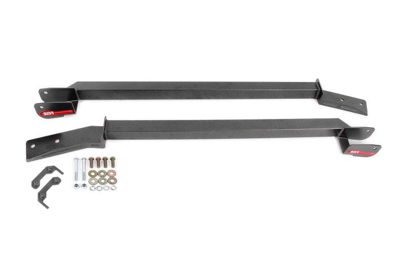 BMR 93-02 F-Body Non-Convertible Bolt-On Boxed Subframe Connectors - Black Hammertone BMR Suspension Chassis Bracing