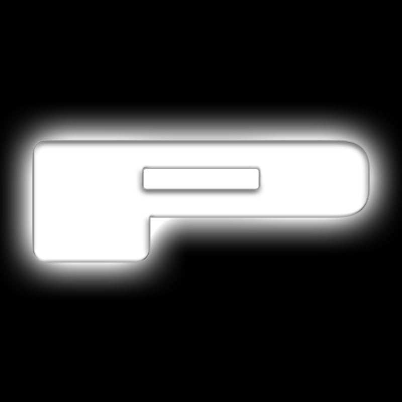 ORACLE Lighting Universal Illuminated LED Letter Badges - Matte Wht Surface Finish - P ORACLE Lighting Light Accessories and Wiring