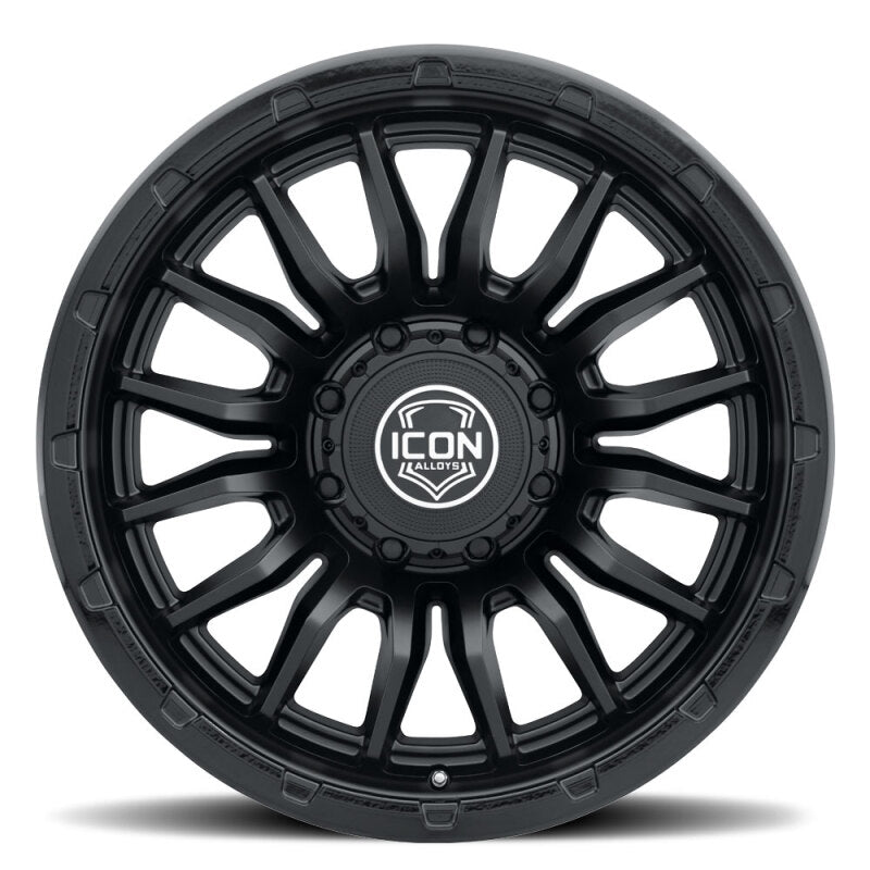 ICON Alloys Cajon 20x9 / 8x180 / 12mm / 5.5in BS Double Black Wheel ICON Wheels - Cast
