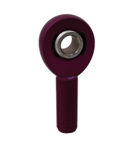 QA1 A Series Endura Rod End - Male/Right Hand - .5in Bore x 5/8-18 - Purple Aluminum QA1 Tie Rods