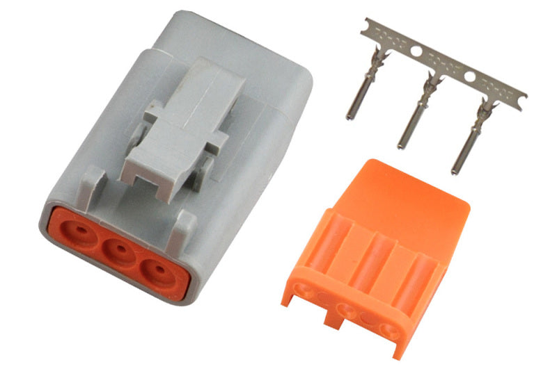 Haltech Male Deutsch DTM-3 Connector 7.5 Amp Plug & Pins Haltech Wiring Connectors