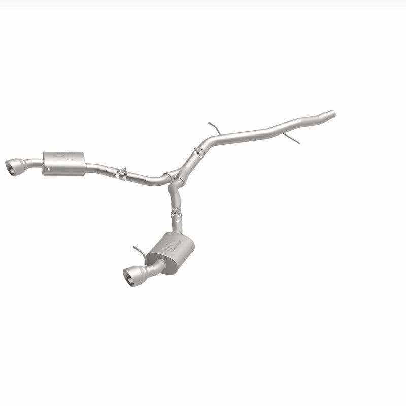 MagnaFlow 18-19 Audi A5 Dual Exit Polished Stainless CatBack Exhaust - 3in Main Piping Diameter