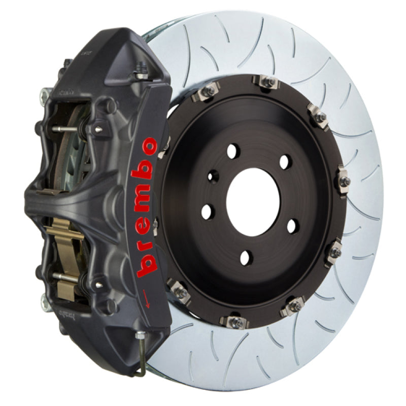 Brembo 08-13 BMW M3/11-12 1M Front GTS BBK 6 Piston Cast 380x34 2pc Rotor Slotted Type3-Black HA Brembo Brake Kits - Performance Slot
