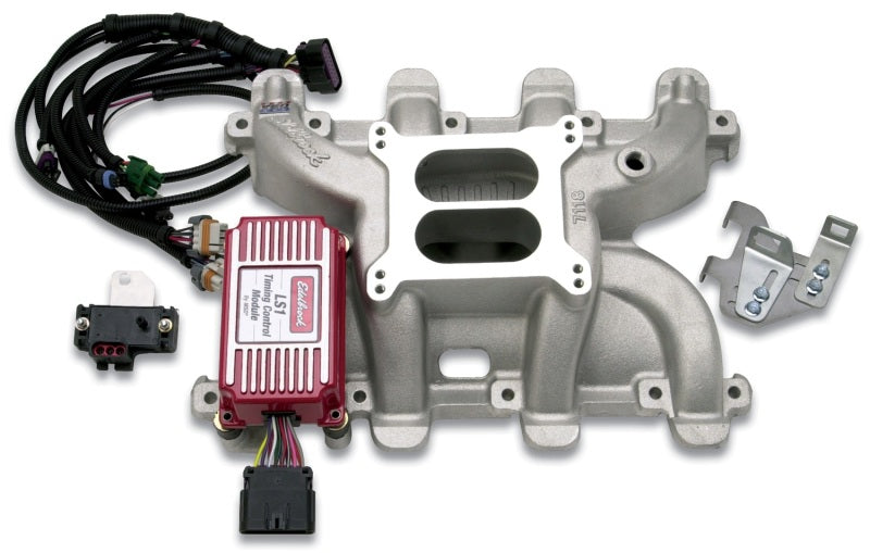 Edelbrock SBC LS1 Carbureted Manifold Edelbrock Intake Manifolds