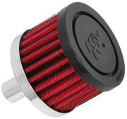K&N Steel Base Crankcase Vent Filter .5in Vent OD x 2in OD x 1.5in Height K&N Engineering Air Filters - Universal Fit