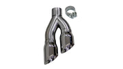 Corsa 2009-2013 Inlet 4in Pro Series Twin Side Swept Exhaust Tip Kit CORSA Performance Tips