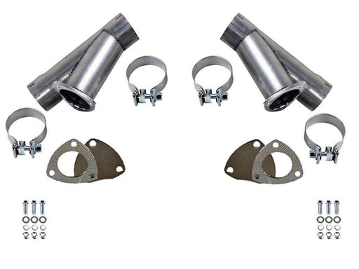 Granatelli 4.0in Stainless Steel Manual Dual Exhaust Cutout Granatelli Motor Sports Exhaust Cutouts