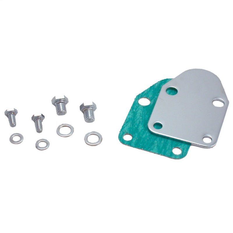 Spectre SB Chevy Fuel Pump Block-Off Plate Spectre Block Off Plates