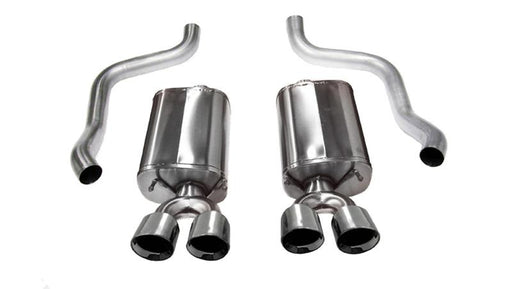 Corsa 2015-2017 Ford Mustang GT 5.0 3in Axle Back Exhaust Polish Dual Tips (Touring) CORSA Performance Axle Back