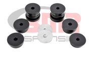 BMR 15-17 S550 Mustang Rear Cradle Bushing Kit (Delrin) - Black BMR Suspension Differential Bushings
