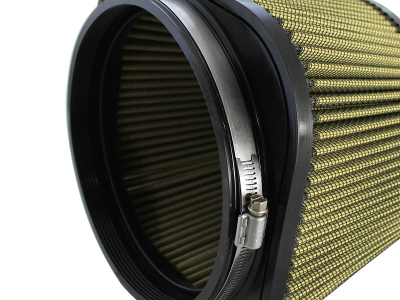 aFe Magnum FLOW Universal Air Filter w/Pro GUARD7 7-1/8IN F x (8-3/4 x 8-3/4 )IN B x 7IN T x 5-3/4IN aFe Air Filters - Universal Fit