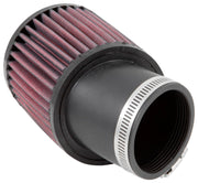 K&N Filter Universal Rubber Round Straight Filter 20 Deg Angled 2-7/16in Flange 3-3/4in OD 4in H K&N Engineering Air Filters - Universal Fit