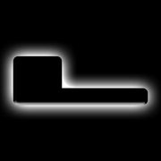 ORACLE Lighting Universal Illuminated LED Letter Badges - Matte Blk Surface Finish - L ORACLE Lighting Light Accessories and Wiring