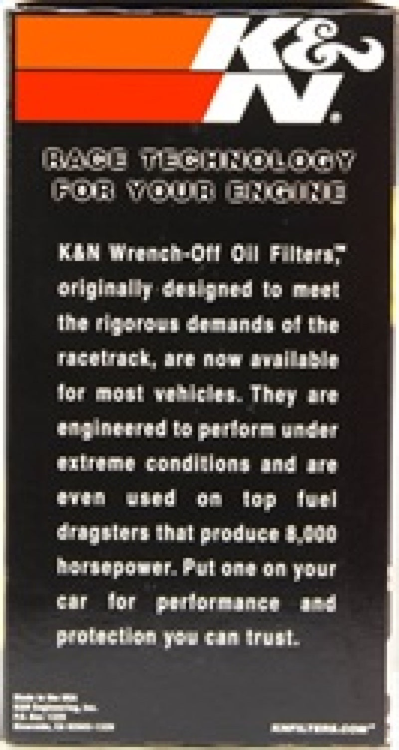 K&N Oil Filter OIL FILTER; AUTOMOTIVE K&N Engineering Oil Filters