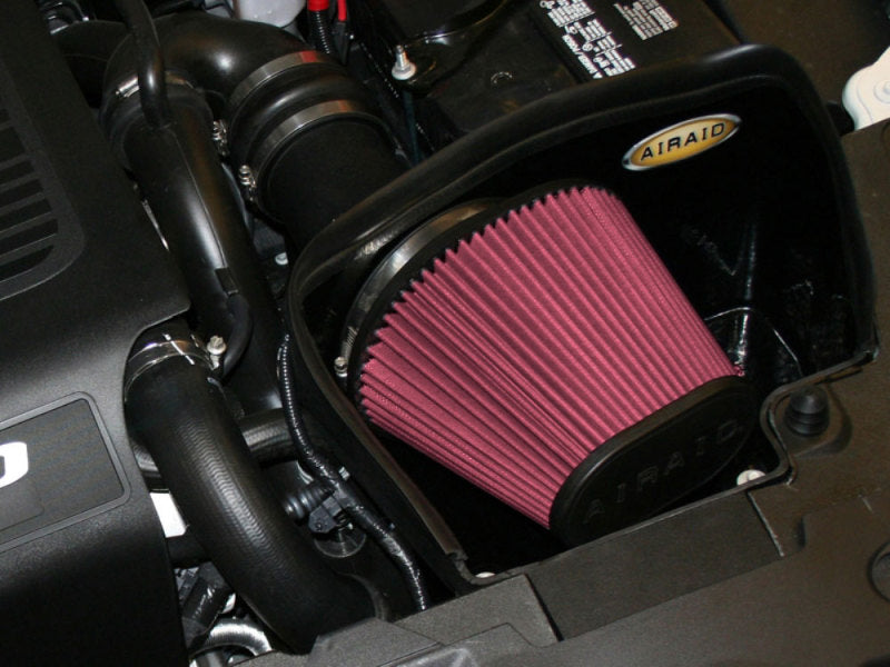 Airaid 10-13 Ford Taurus SHO/Flex 3.5L Turbo MXP Intake System w/ Tube (Oiled / Red Media) Airaid Cold Air Intakes